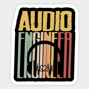 Sound Engineer Gifts | Audio Engineer Audio Guy Sticker